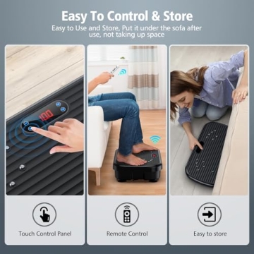 PUREROYI Vibration Plate for Lymphatic Drainage & Fitness