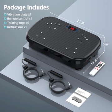 PUREROYI Vibration Plate for Lymphatic Drainage & Fitness