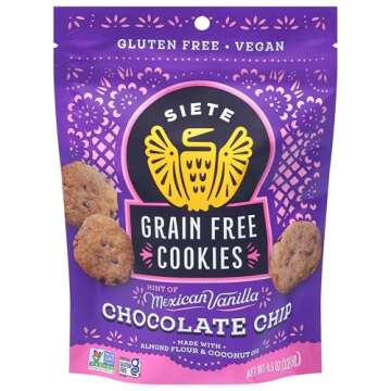 Siete Organic Cookie Mexico Van Choc Chip 4.5 oz - Gluten-Free & Delicious