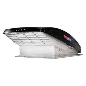 Maxxair 503.1555 00-06200K MaxxFan Ventillation Fan with Smoke Lid and Manual Opening Keypad Control