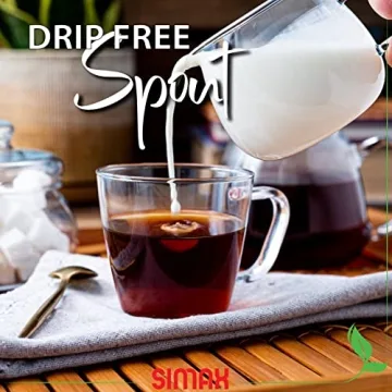 Elegant Simax Glass Creamer Pitcher for Home Use