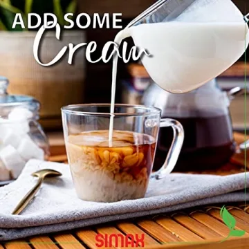 Elegant Simax Glass Creamer Pitcher for Home Use