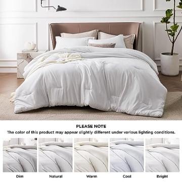 Soft Bedsure Queen Comforter Set Ideal for All Seasons