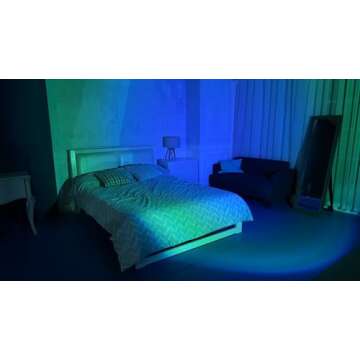 JIMEI Sunset Lamp Projector Led Lights for Bedroom Night Light RGB Lights Sun Sunlight Sunrise Lamp 10w 360° Rotation Mood Lighting Home/Room Decor Christmas Gifts for Women,Triangle Multicolor