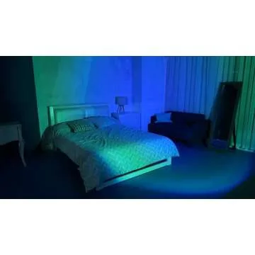 JIMEI Sunset Lamp Projector Led Lights for Bedroom Night Light RGB Lights Sun Sunlight Sunrise Lamp 10w 360° Rotation Mood Lighting Home/Room Decor Christmas Gifts for Women,Triangle Multicolor