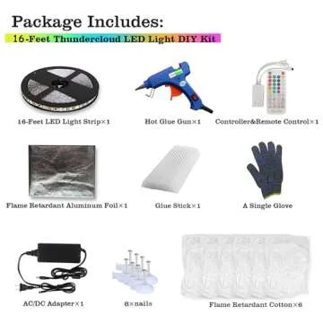 FUSLITE Thundercloud LED Light – Colorful Night Experience