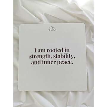 Grounding Affirmation Shower Cards for Daily Positivity