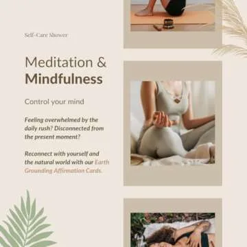 Grounding Affirmation Shower Cards for Daily Positivity