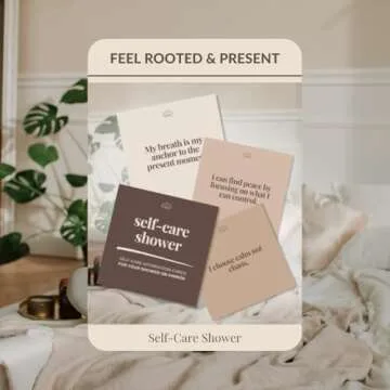 Grounding Affirmation Shower Cards for Daily Positivity