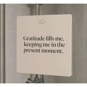 Grounding Affirmation Shower Cards for Daily Positivity
