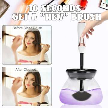 Electric Makeup Brush Cleaner for Fast, Hassle-Free Cleaning
