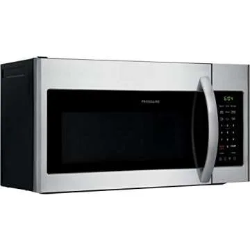 FRIGIDAIRE FFMV1846VS 30" Stainless Steel Over The Range Microwave with 1.8 cu. ft. Capacity, 1000 Cooking Watts, Child Lock and 300 CFM