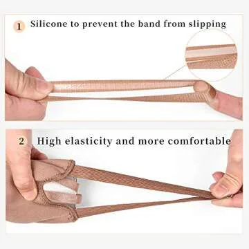 Stelle Half Soles Dance Shoes Women Men Canvas Lyrical Pirouette Ballet Shoes Turners Dance Shoes for Contemporary (Tan, 7.5/8.5)