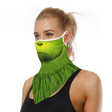 YAYOUREL Funny Neck Gaiter Face Mask for Summer Activities