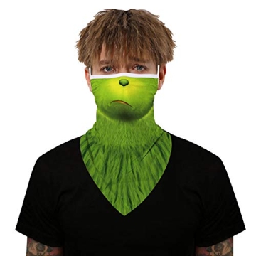 YAYOUREL Funny Neck Gaiter Face Mask for Summer Activities