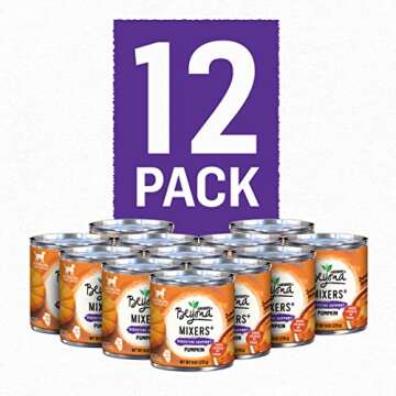 Beyond Purina Natural, Grain Free, Limited Ingredient Dog Food Complement, Mixers+ Digestive Support Pumpkin - (12) 8 oz. Cans