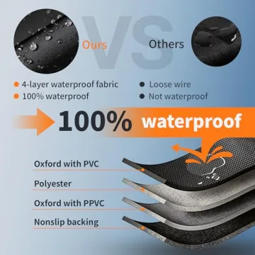 Tozaroa Waterproof Car Cover for Sedans 186-193 inch