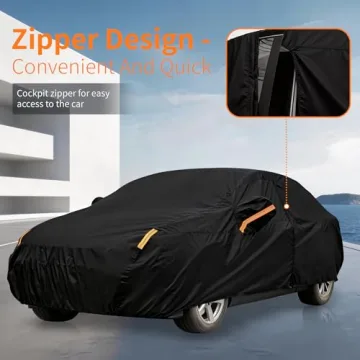 Tozaroa Waterproof Car Cover for Sedans 186-193 inch