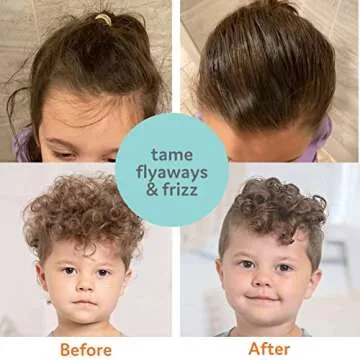 T is for Tame Tame Taming Gel - Boys & Girls Baby Hair Styling Gel for Frizz Control, Flyaways - Natural Toddler, Kids Hair Tamer, Flexible Hold, 2.7fl oz, 1 Pack
