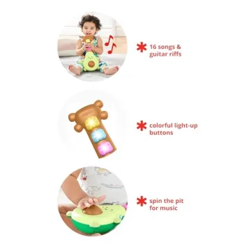 Skip Hop Avocado Guitar Toy for Babies: Fun and Engaging