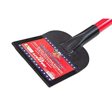 Bully Tools 91300 Floor Bully Flooring Scraper. Long Fiberglass Handle.