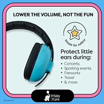 Friday 7Care Baby Headphones - Noise Cancelling Ear Protection