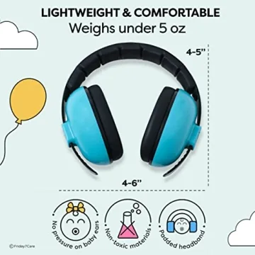 Friday 7Care Baby Headphones - Noise Cancelling Ear Protection