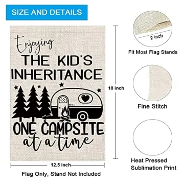 Vibrant ZJXHPO Camper Flag for Outdoor Fun and Decor