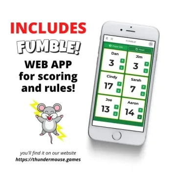 FUMBLE! Football Card Game & Pong Fun for All Ages