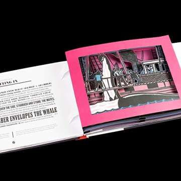 Exquisite Moby-Dick Pop-Up Book - A Literary Treasure