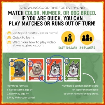 Nuts About Mutts Family Card Game - Fun for All Ages