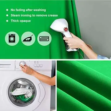 CPLIRIS 10x12ft Green Backdrop for Photography & Video