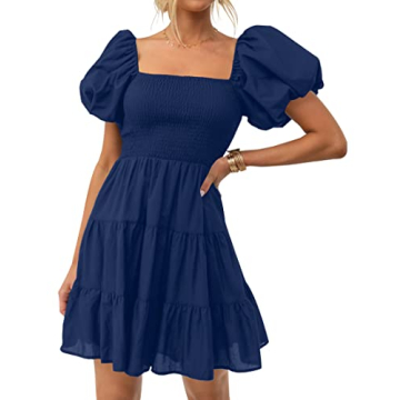 ZESICA Mini Dress - Versatile Off Shoulder Fashion