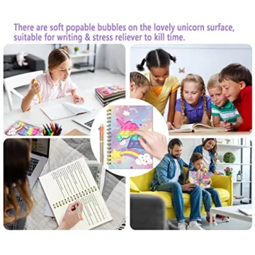 Pop Fidget Notebook for Kids, Fun Writing Companion