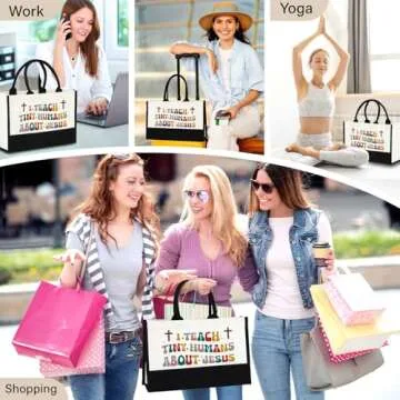 BiuNiuring Teacher Tote Bag - Gift for Teachers