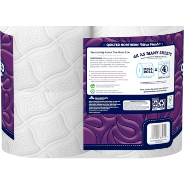 Quilted Northern Ultra Plush Toilet Paper 3 Ply Mega Rolls