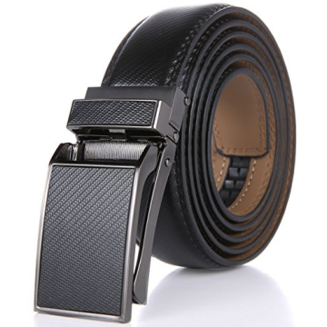 Marino Leather Ratchet Dress Belt Adjustable & Durable