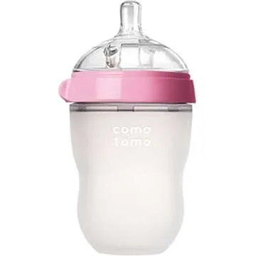 Comotomo Natural Feel Bundle - 2 Items (Pink, 5oz + 8oz)