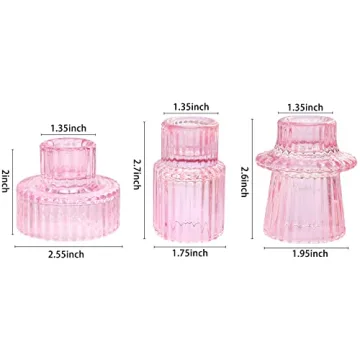 Vixdonos Candle Holders Elegant Tealight Holders for Gifts