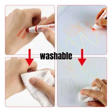 Mr. Pen- Washable Markers, 10 Pack, Assorted Colors, Broad Line, Kids Washable Markers Washable Markers for Kids markers, Fine Tip Markers, Color Markers, Washable Marker Sets, Kid Markers