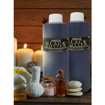 Perfume Black Butter Body Oil Scented Fragrance - Black Butter Oil Fragrance for Men and Women - Body Long Lasting Perfume Oil - Black Butter Oil Scented Body Oil - 1 Oz (Pack of 1)