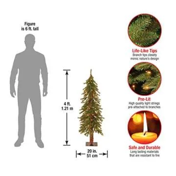 National Tree Pre-lit Artificial Christmas Tree 4 ft
