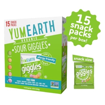 YumEarth Organic Sour Giggles Chewy Candy - Healthy Treats
