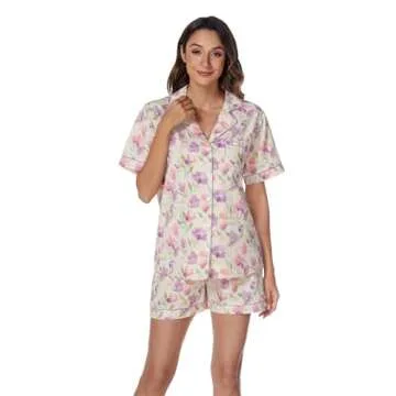 LUBOT Cotton Pajamas Set for Stylish Comfort at Home