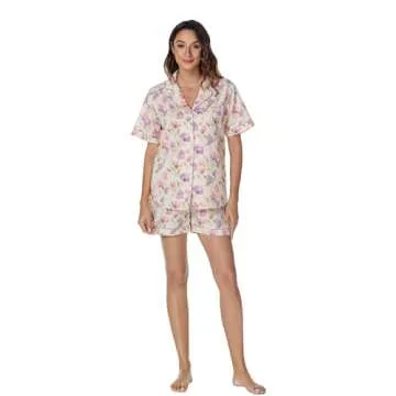 LUBOT Cotton Pajamas Set for Stylish Comfort at Home