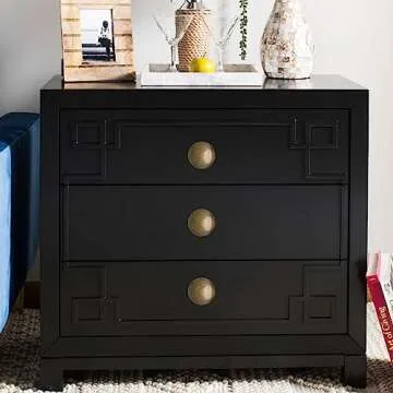 SWZHAI 16 Pack Antique Brass Cabinet Knobs, Round Dresser Knobs Kitchen Drawer Knobs, Single Hole Cupboard Door Knobs Dresser Drawer Pulls Handles