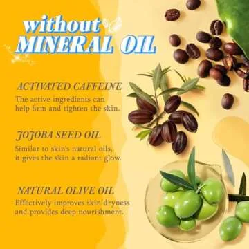 Sttes 602# Caramel Vanilla (Body Firmeza Oil) - 150ml (5.07 fl oz) Body Oil - Five Kinds of Pure Vegetable Oils + Active Caffeine (Without Mineral Oil)