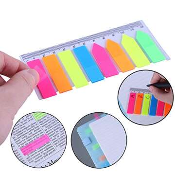 Antner A6 Refill Paper 3 Pack 45PCS A6 Binder Paper Planner Inserts, 2 Pack 160PCS Neon Sticky Tabs, A6 Binder Pockets, Binder Dividers, A6 Lined Filler Paper for A6 Personal Planner Notebook Journal