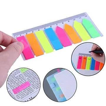 Antner A6 Refill Paper 3 Pack 45PCS A6 Binder Paper Planner Inserts, 2 Pack 160PCS Neon Sticky Tabs, A6 Binder Pockets, Binder Dividers, A6 Lined Filler Paper for A6 Personal Planner Notebook Journal