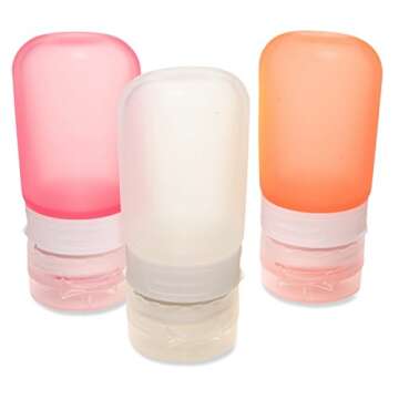 humangear GoToob Travel Bottles - 3-Pack, 2oz Essentials